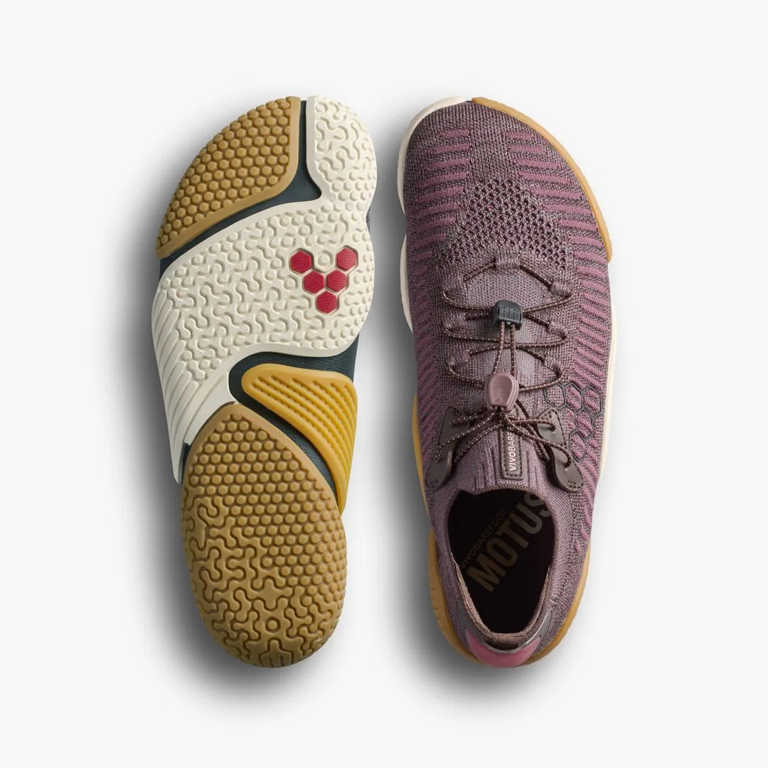 Кроссовки Vivobarefoot Motus Flex Natural — женская модель, тёмно-фиолетовый, фото 2