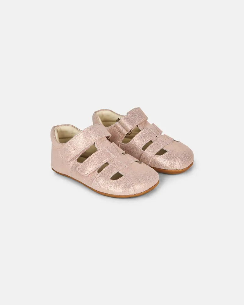 Детские босоногие домашние тапочки Bundgaard Tobias Old Rose Glitter