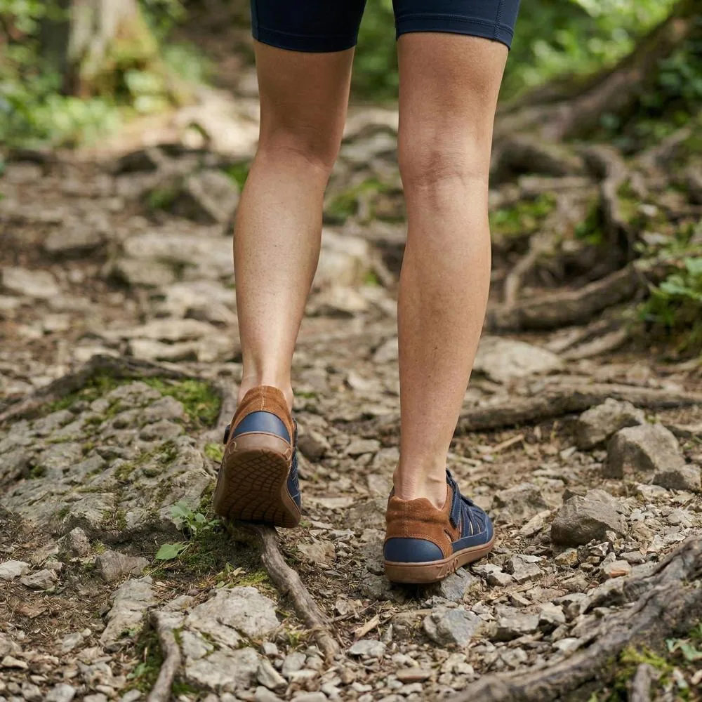 Сандалии для женщин и мужчин ZAQQ QERRY Blue Cognac (коньячный цвет), фото 13