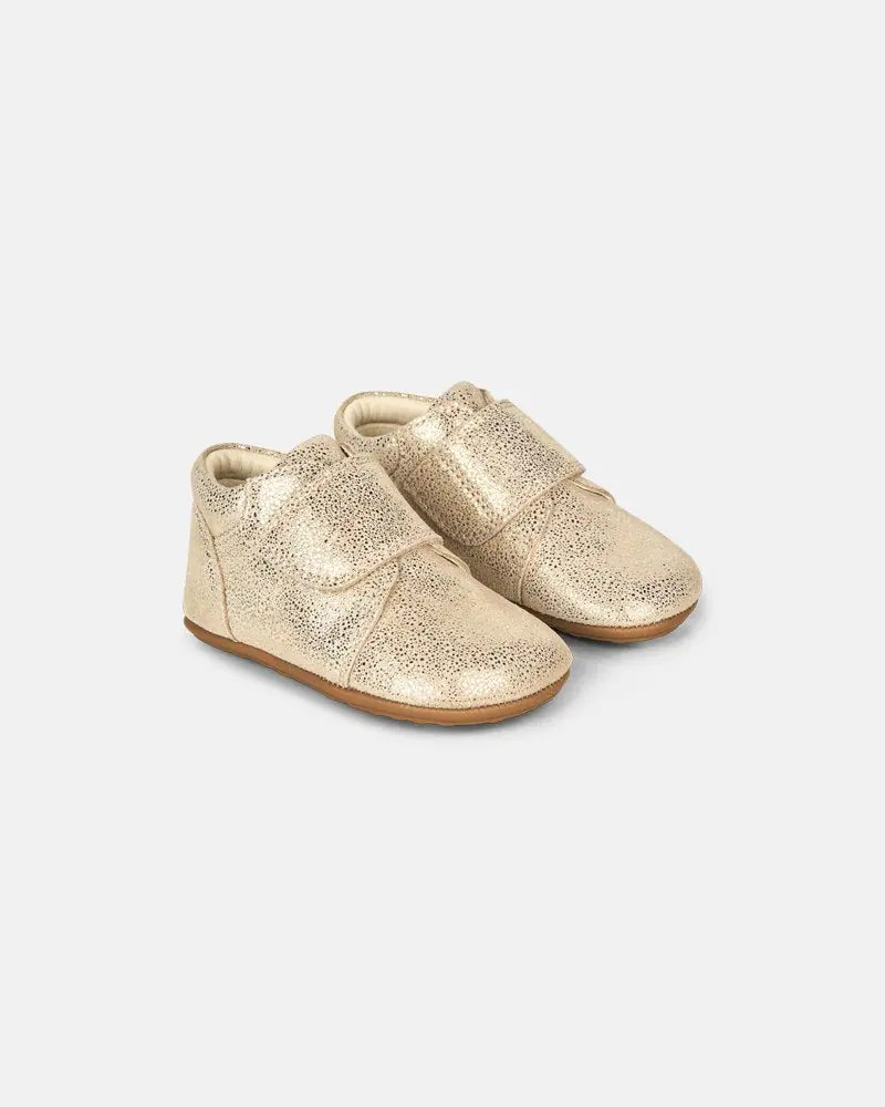 Детские босоногие домашние тапочки Bundgaard Tannu Ivory Gold