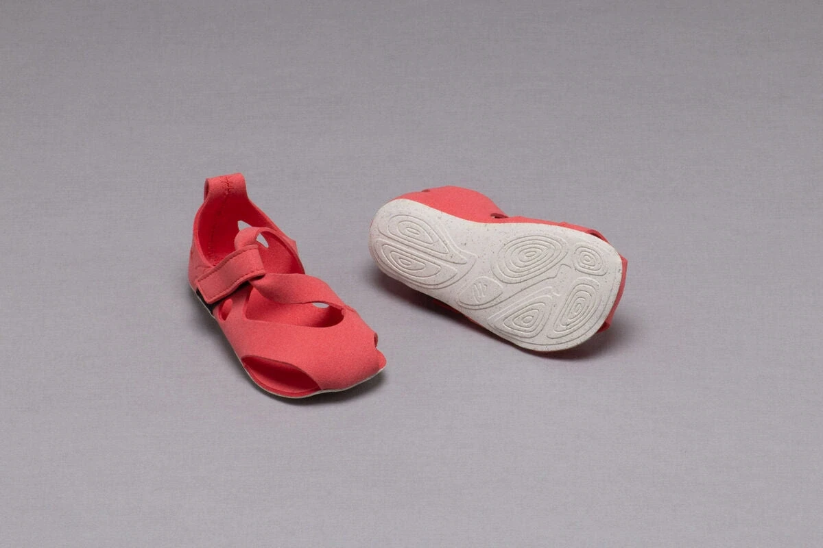 Босоногие сандалии Wildling Feder koralle для малышей — розовый, красный, фото 6
