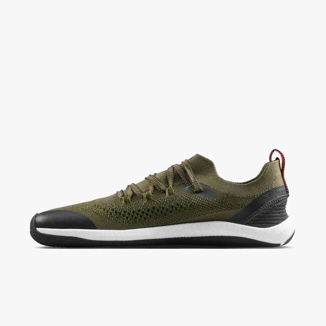 Кроссовки Vivobarefoot Primus Flow Knit — мужская модель, тёмно-оливковый, фото 3