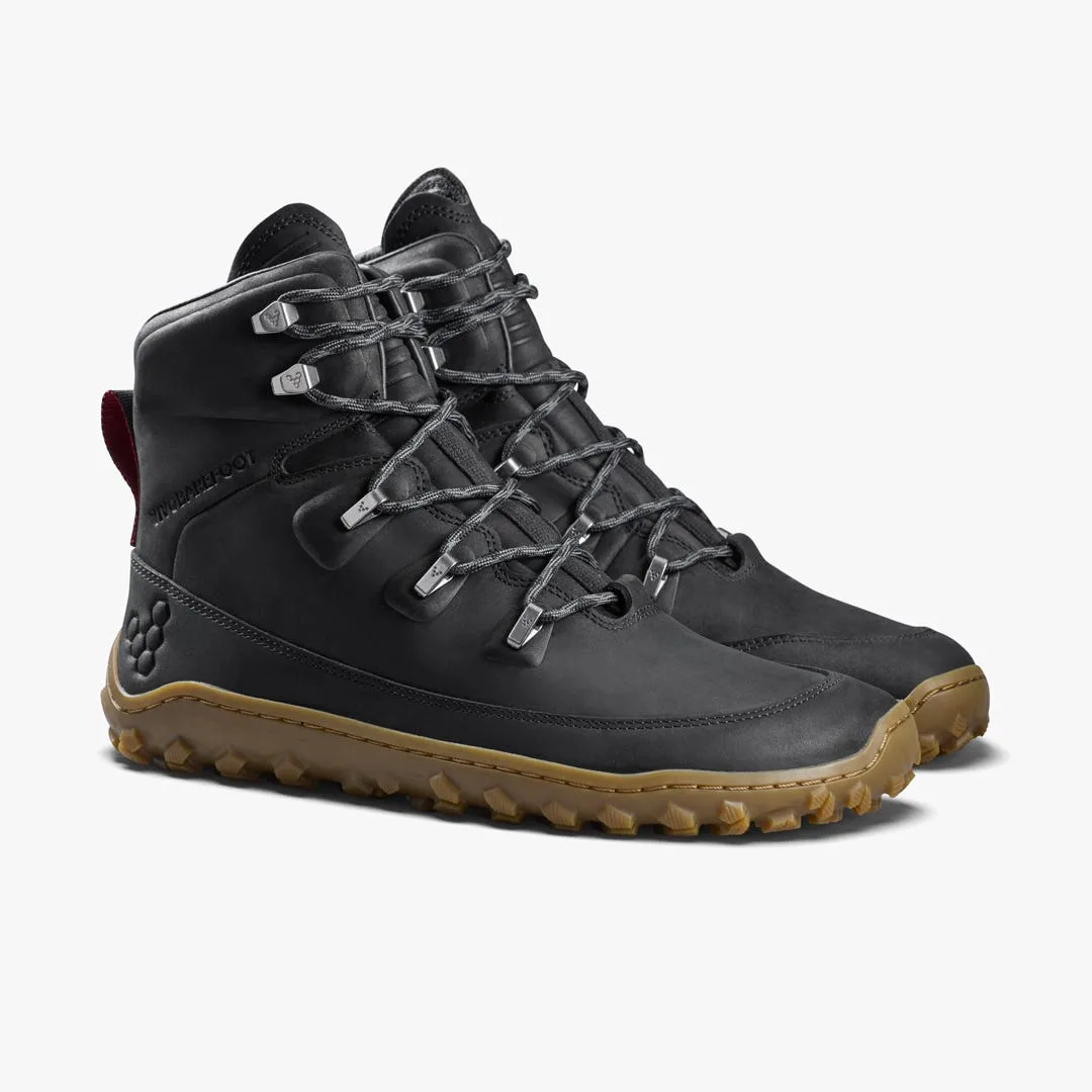 Ботинки Vivobarefoot Tracker Leather AT II — мужская модель, чёрный, фото 4