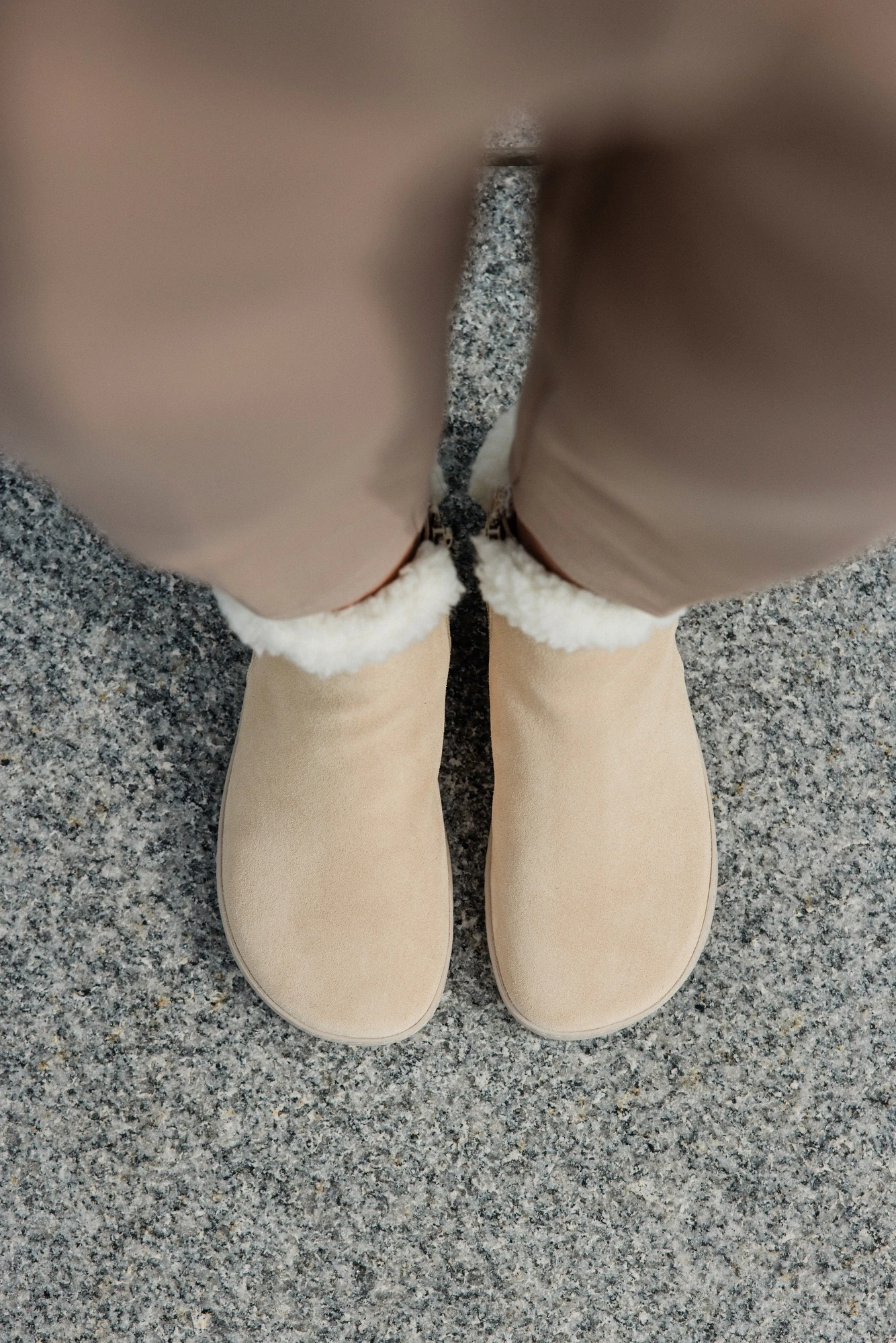 Босоногие ботинки Shapen FLUFFY 2.0 — бежевый, фото 9