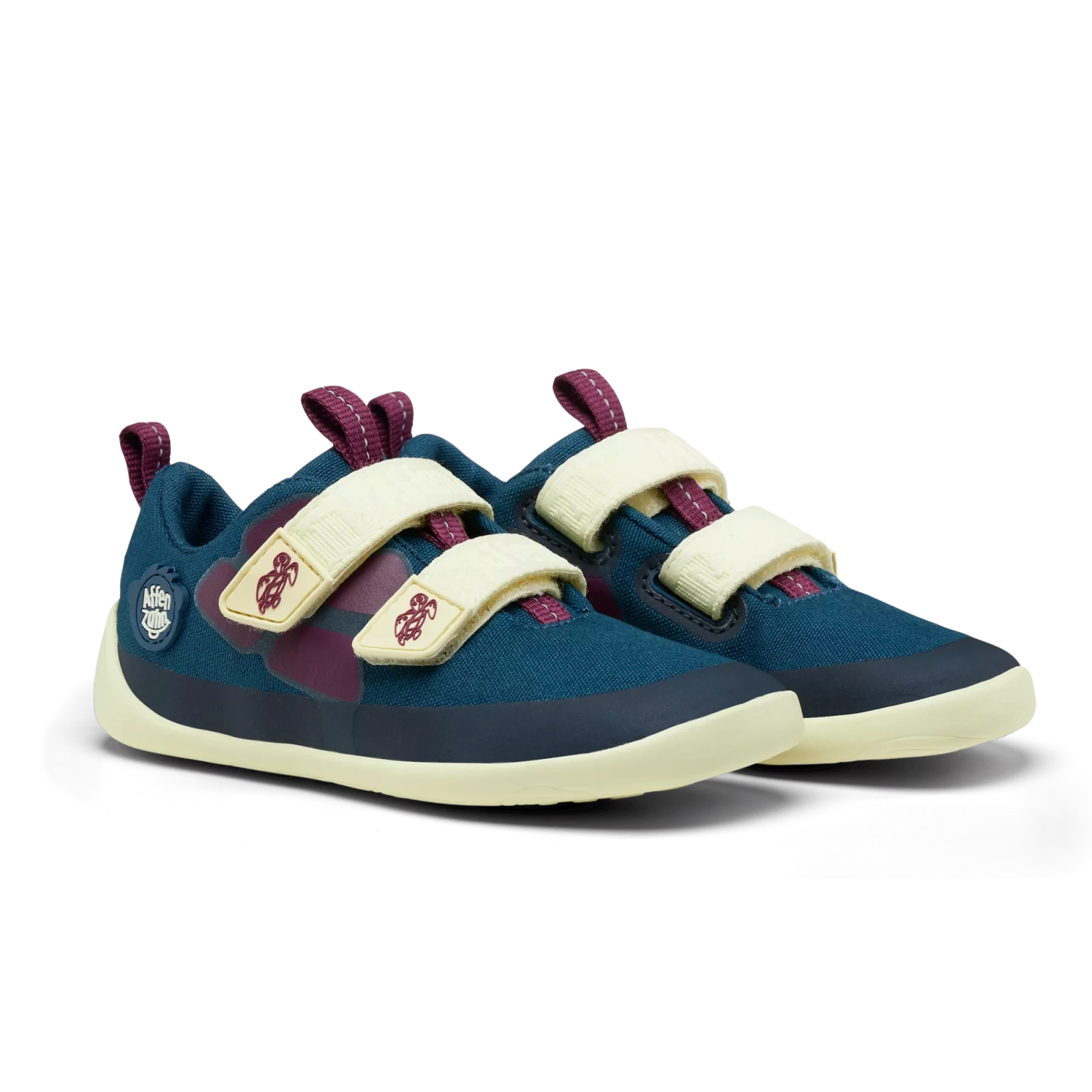 Полуботинки Affenzahn Lucky Черепаха — синий