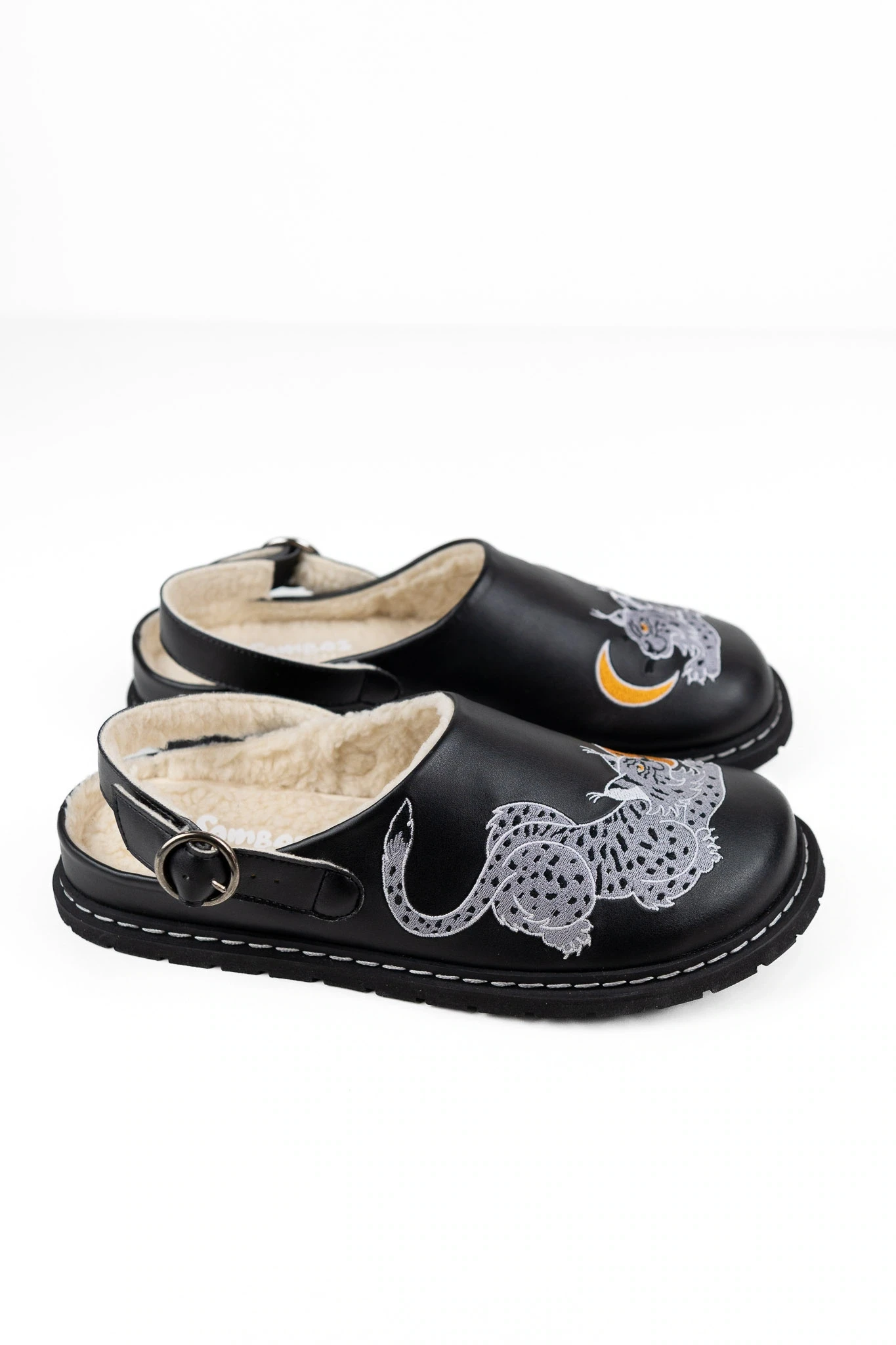 Босоногие сабо Sambas the bambas Lunx — чёрные