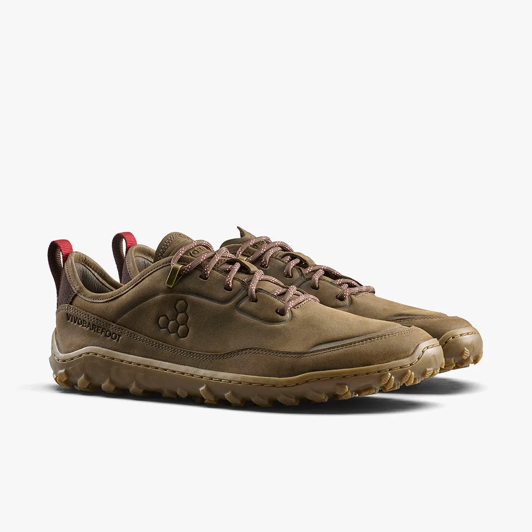 Кроссовки Vivobarefoot Tracker Leather AT Low II — мужская модель, коричневый, фото 4