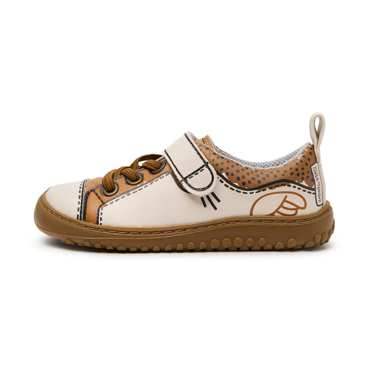Детская обувь Zapato Feroz «Paterna Rocker Cómic AW25» — горчичный — фото 1 из 4